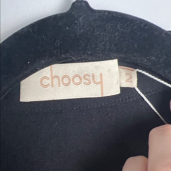 NEW Choosy Black Size 2 Spring Street Draped Sleeveless Chic Classic Mini Dress - Picture 10 of 13